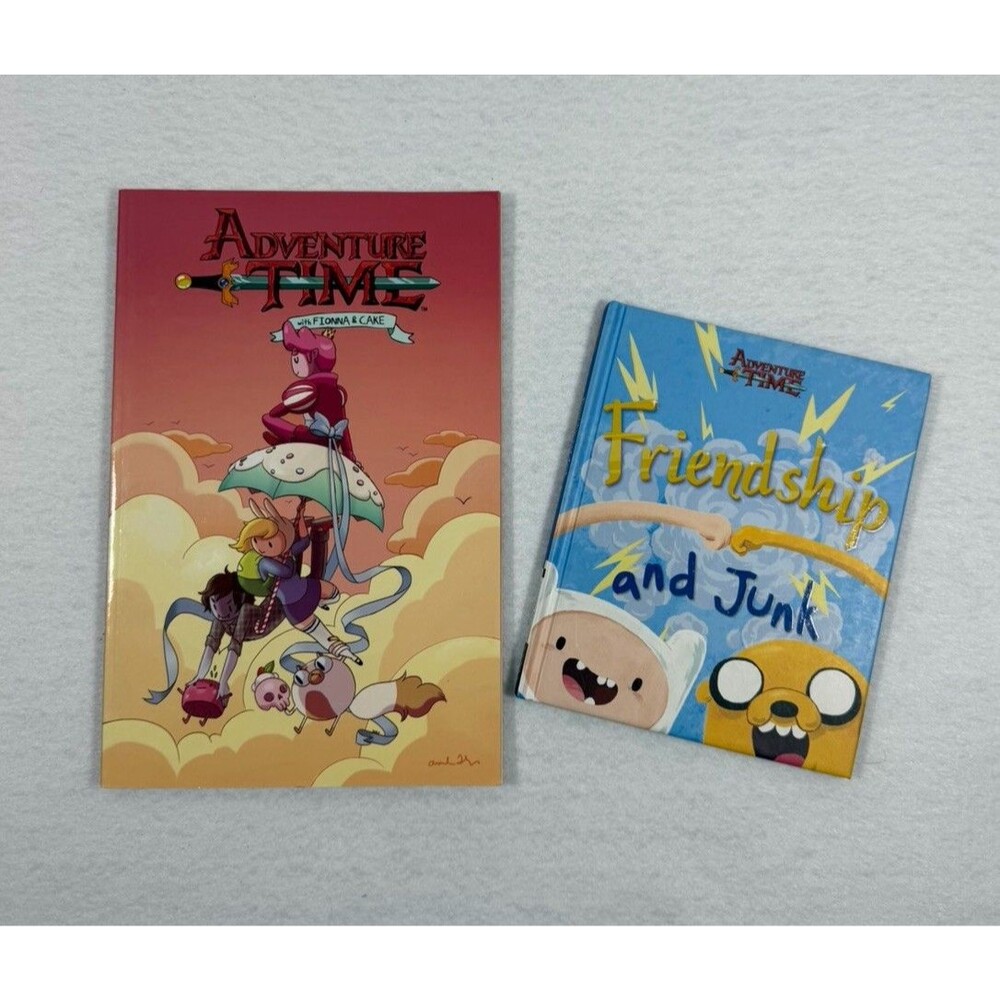 Adventure Time Books- Friendship And Junk, With Fiona & Cake